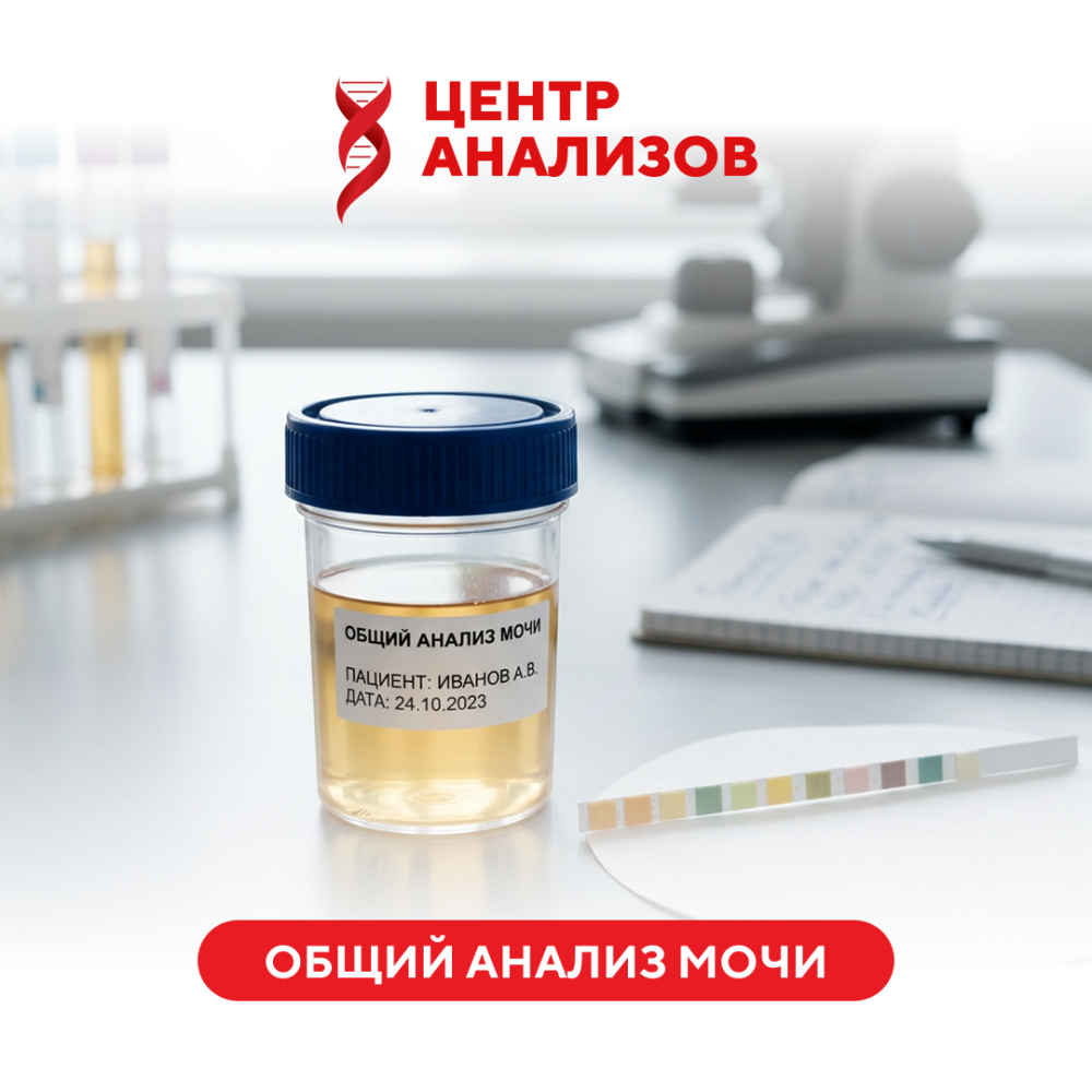 Общий анализ мочи на автоматическом анализаторе 11 параметров