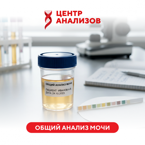Общий анализ мочи на автоматическом анализаторе 11 параметров